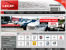 Tablet Screenshot of garage-lecat.com